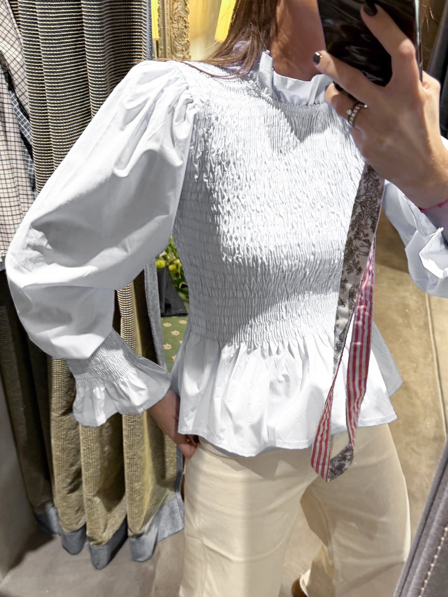 Blusa Inés blanca
