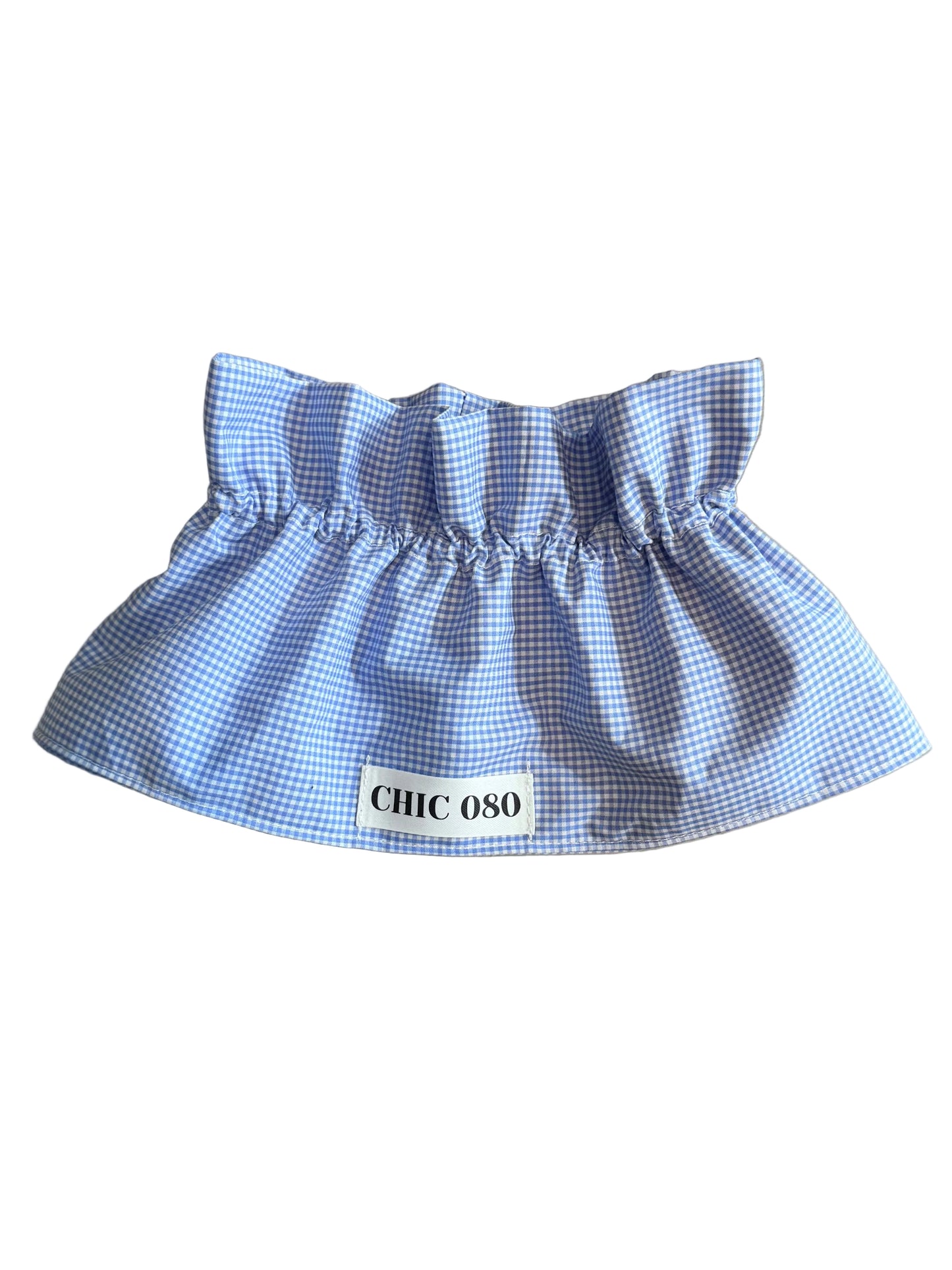 Cuello Vichy Celeste