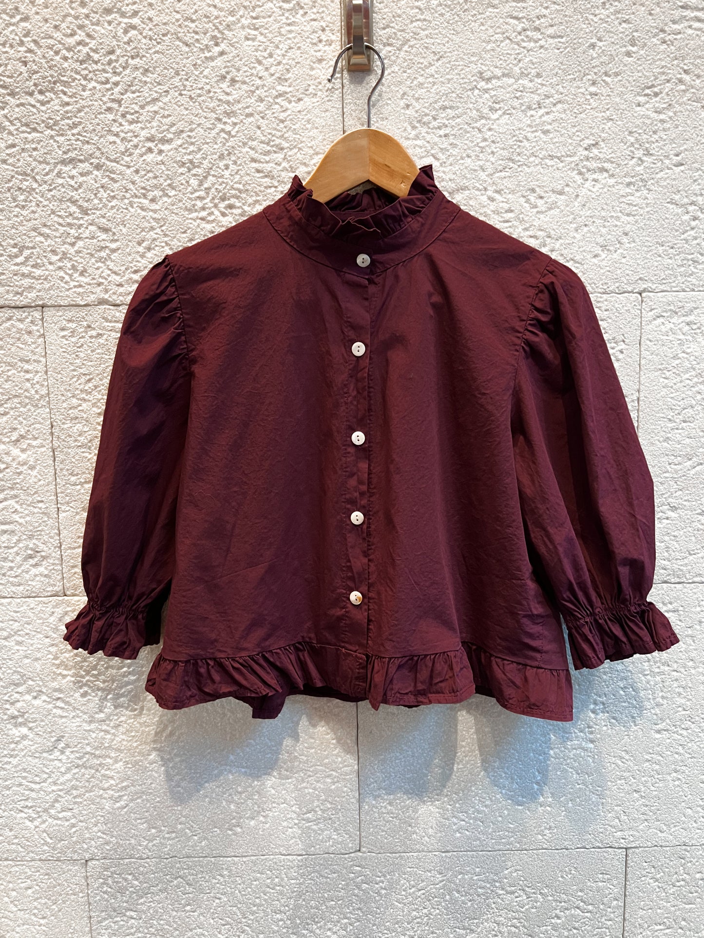 Camisa Borgoña