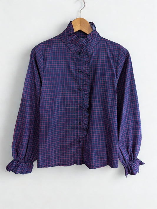 Camisa Pilar Navy+Rojo