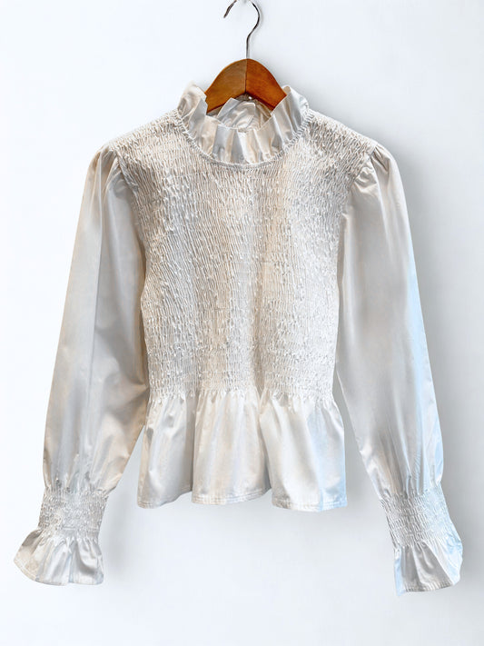 Blusa Inés blanca