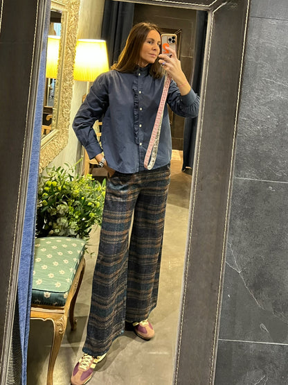 Pantalón Cuadros Blue