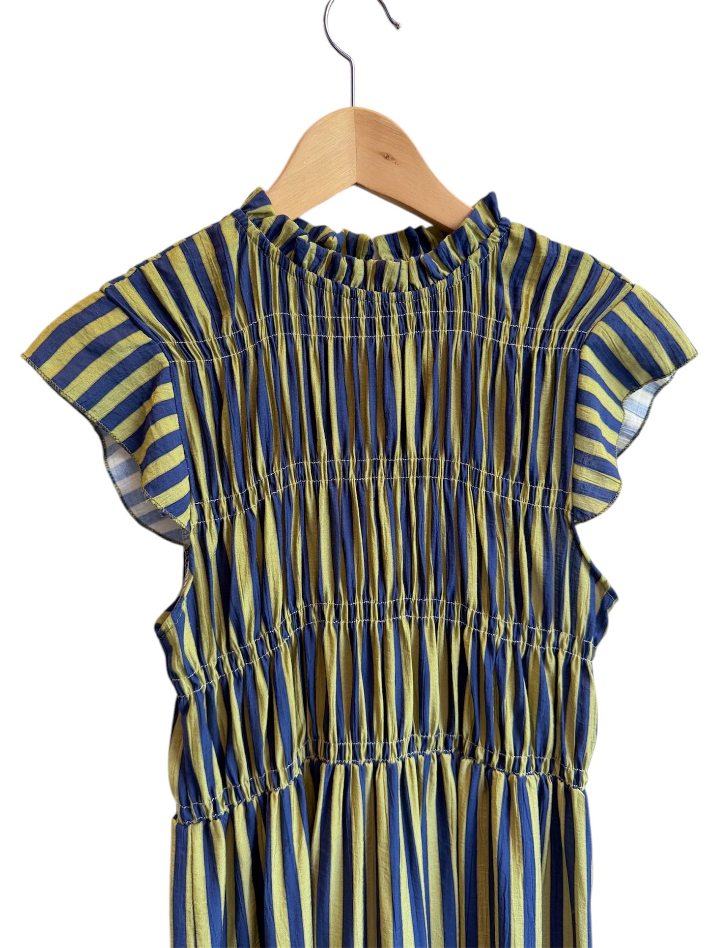 Vestido Allegra green&blue