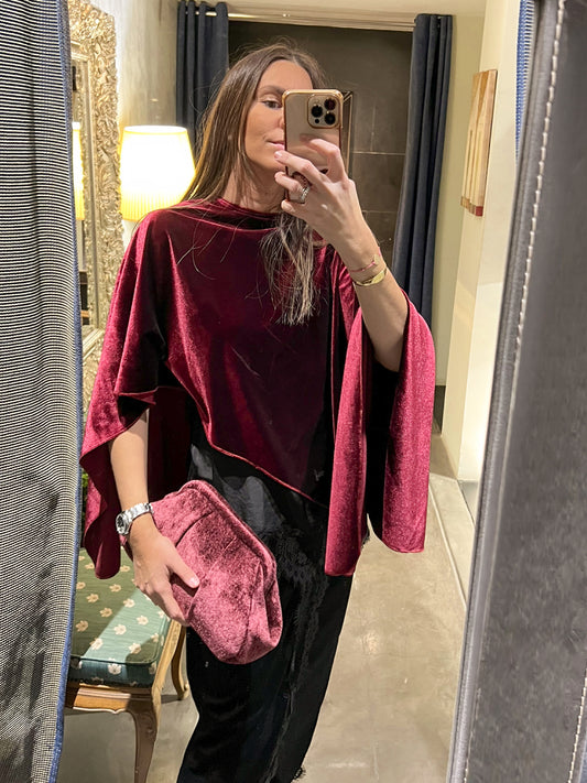Capa Velvet Burdeos