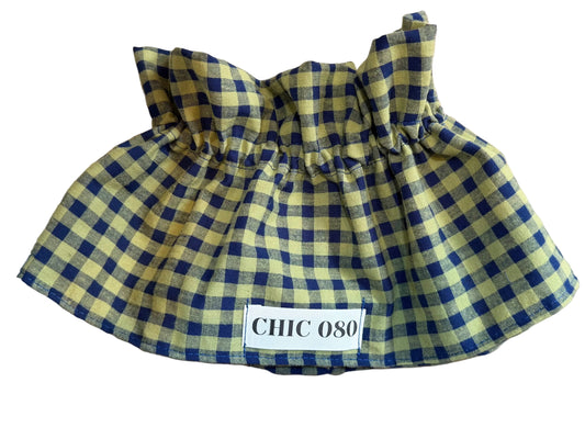 Pack rayas + vichy verde azul