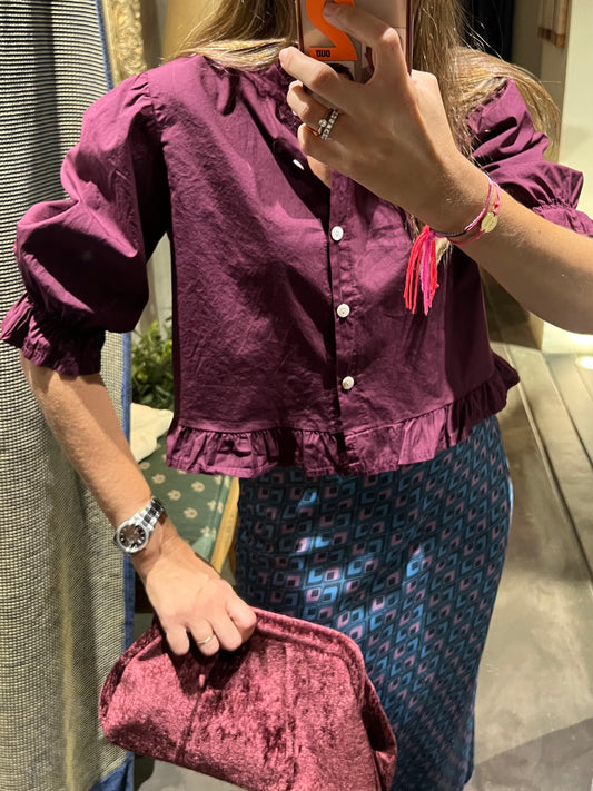 Camisa Borgoña