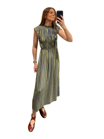 Vestido Allegra green&blue