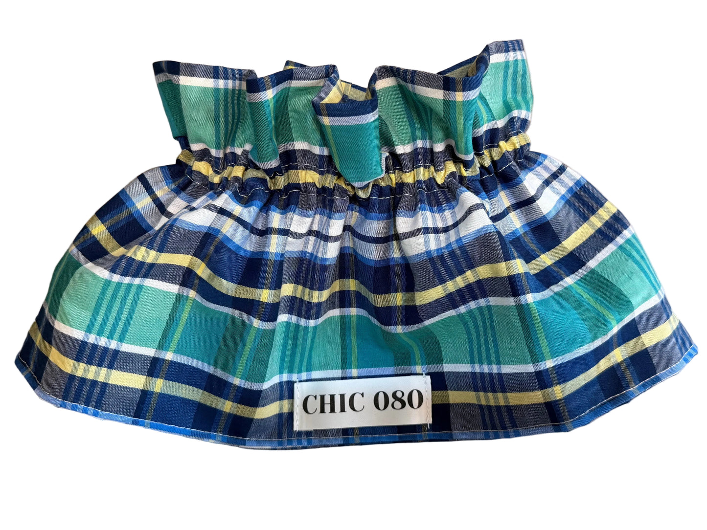 Pack vichy rojo + tartán verde y azul